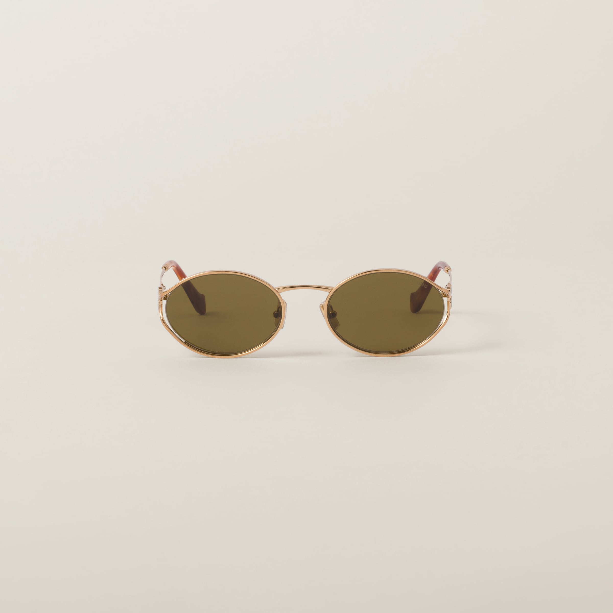 Loden Lenses Miu Miu Logo Sunglasses | Miu Miu