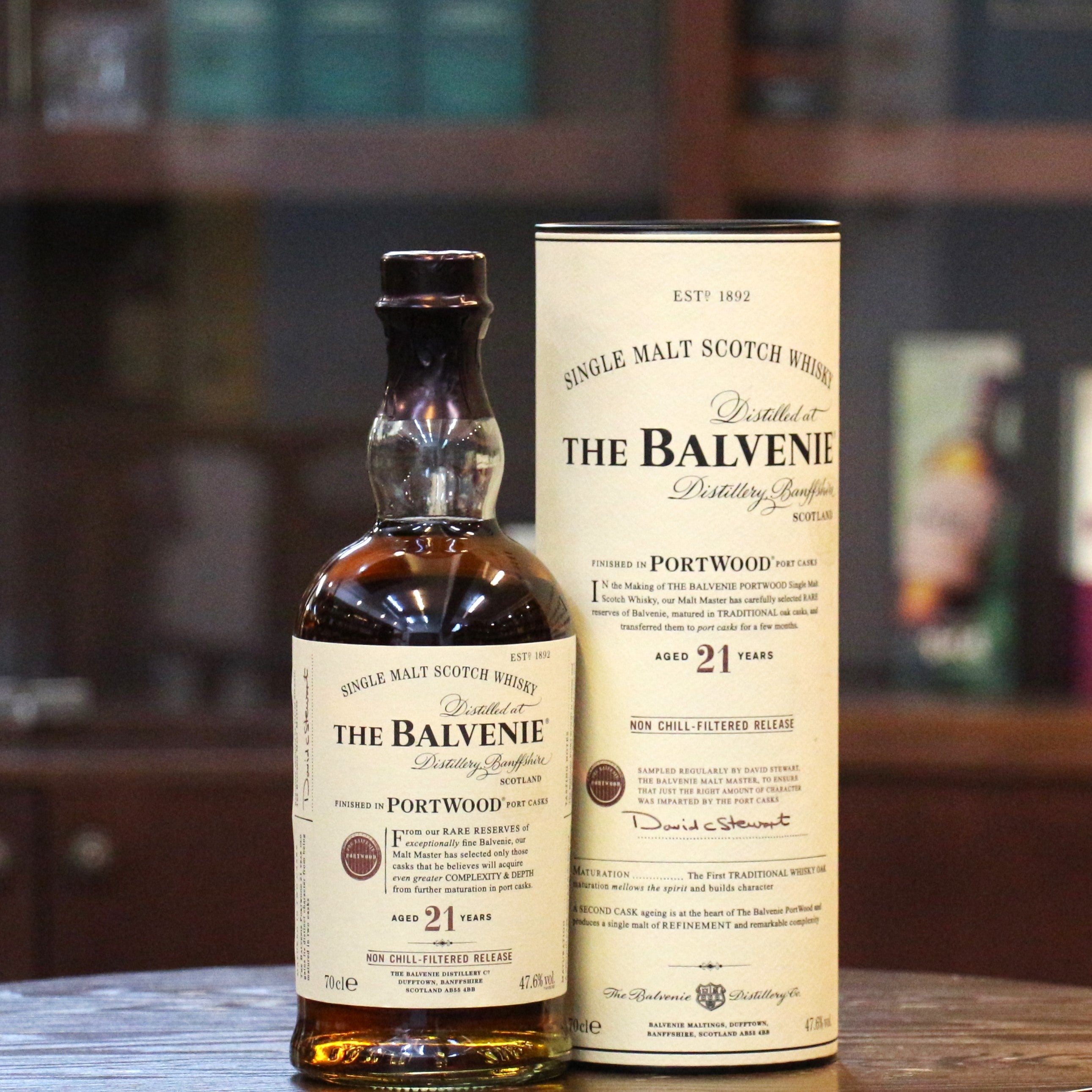 Balvenie Port Wood 21 Year Old Single Malt Scotch Whisky (OLDER