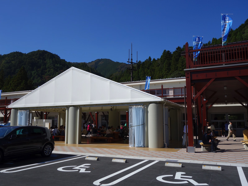 滋賀県に新しくオープンした道の駅「奥永源寺 渓流の里」に行ってき