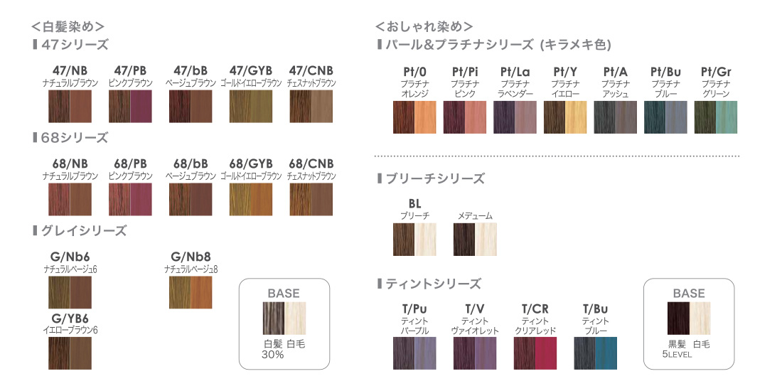 ヘアカラー | ミアンビューティー（三口産業株式会社）