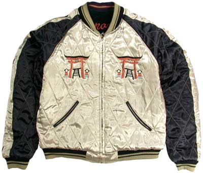 テーラー東洋「DRAGON×OKINAWA MAP」別珍×サテンスカジャン/tt10727-145