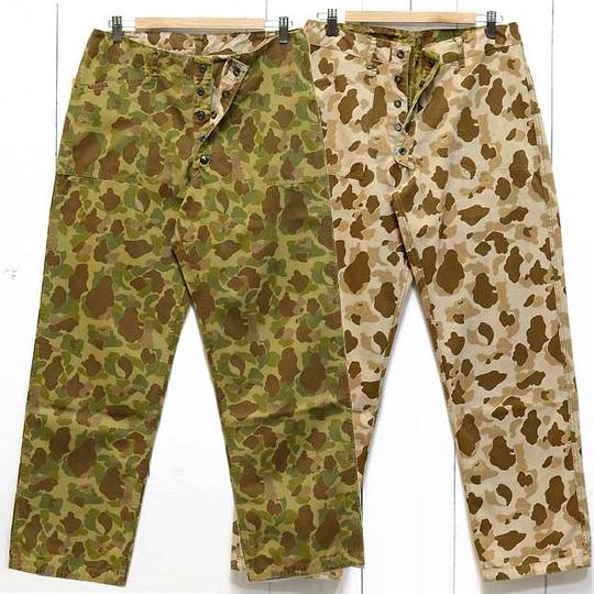 BUZZ RICKSON'S(バズリクソンズ)USMC M-1942・迷彩リバーシブルパンツ