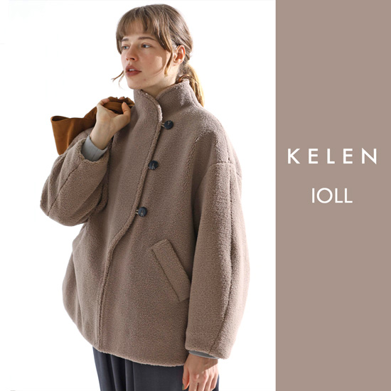 KELEN / ケレン デザインカラー ボアコート IOLL,ブランド,