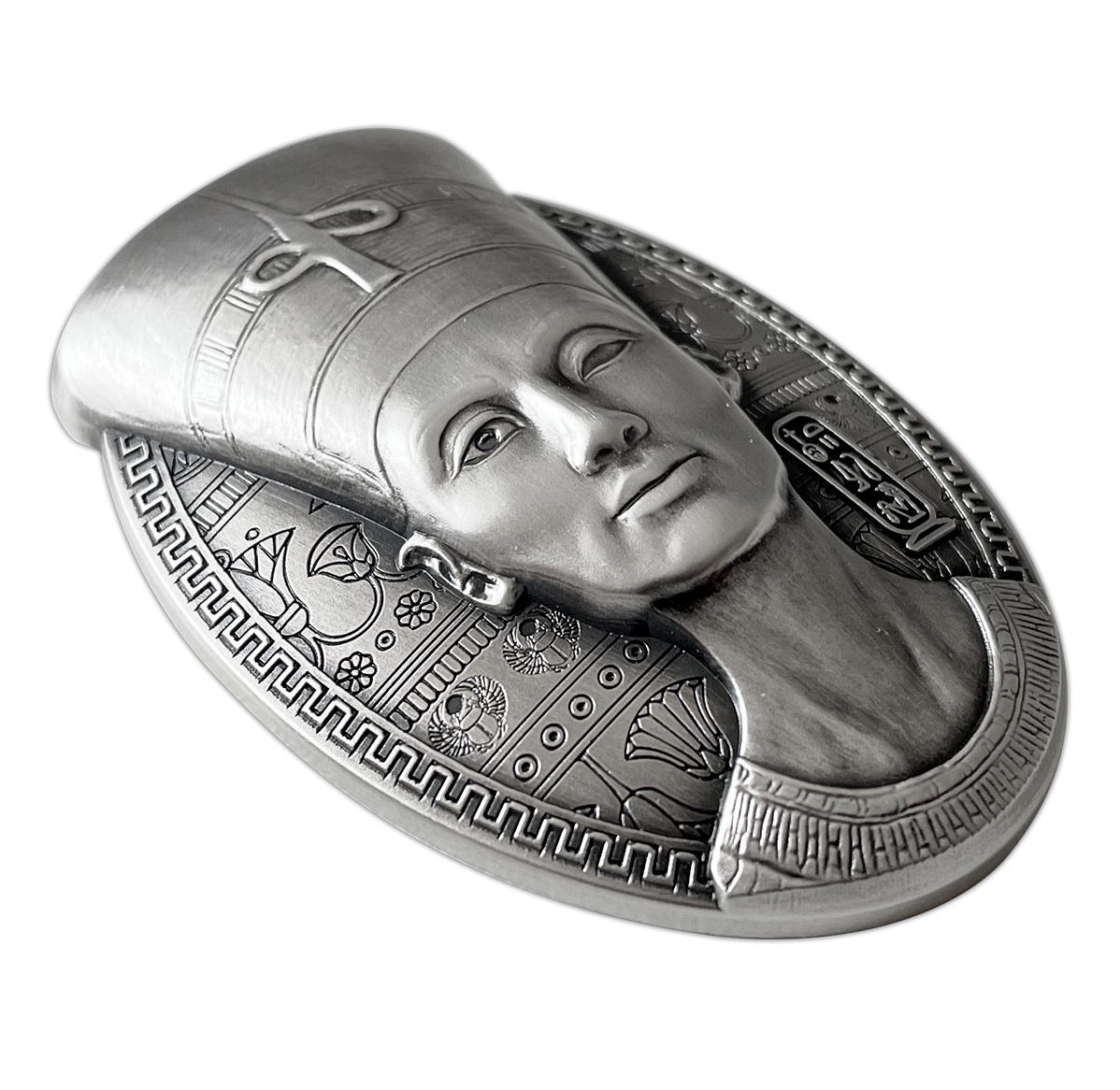 2023 200 Francs Fine Silver Coin - Nefertiti Bust | The Royal