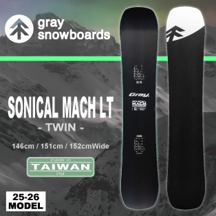 25-26 Gray / SONICAL MACH LT [146,151,152W]・グレイ ≪2025-2026≫
