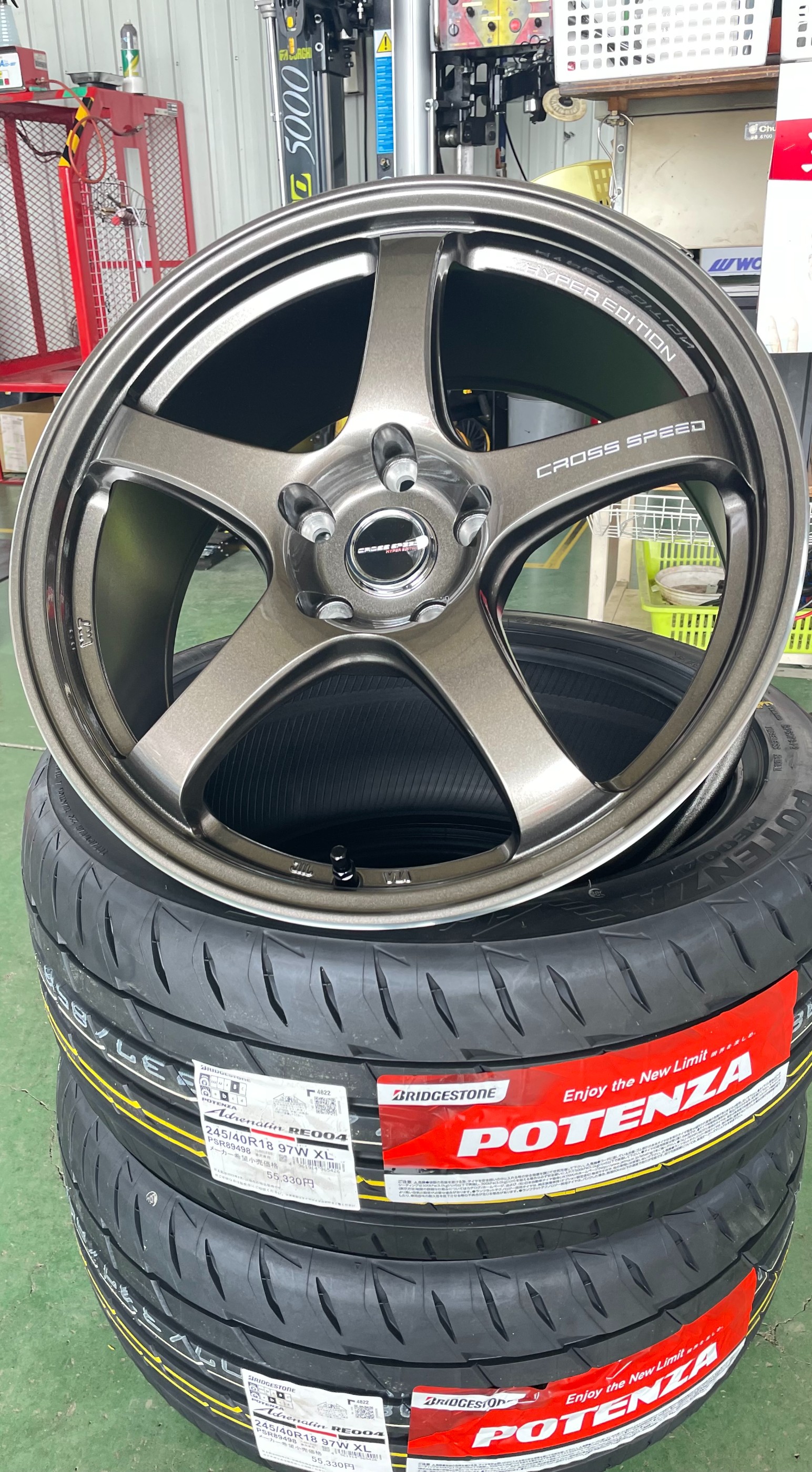商品紹介！クロススピード”CR5”ポテンザ”S004” | スタッフ日記