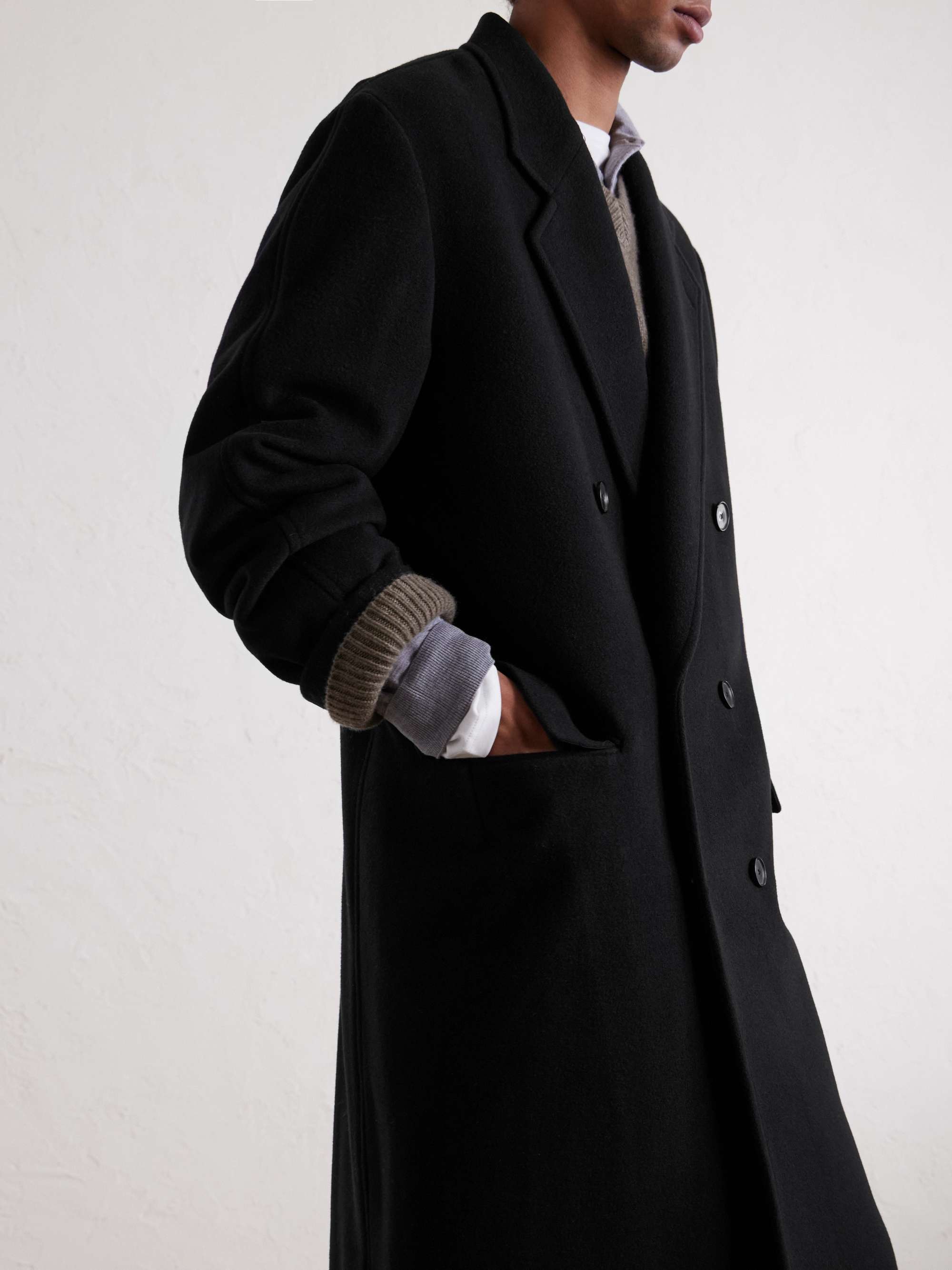 AURALEE Double-Breasted Wool Coat for Men | MR PORTER