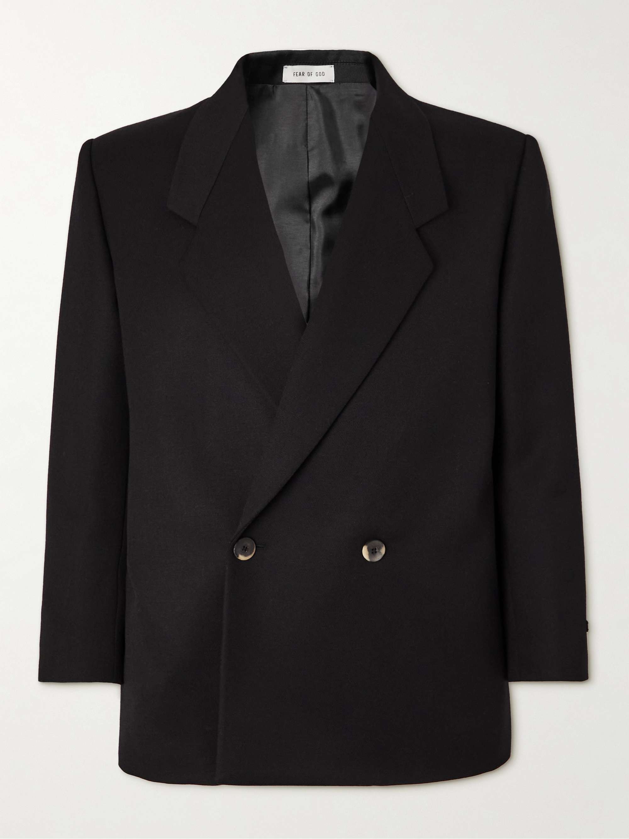 FEAR OF GOD Eternal Double-Breasted Cavalry Wool-Twill Suit Jacket