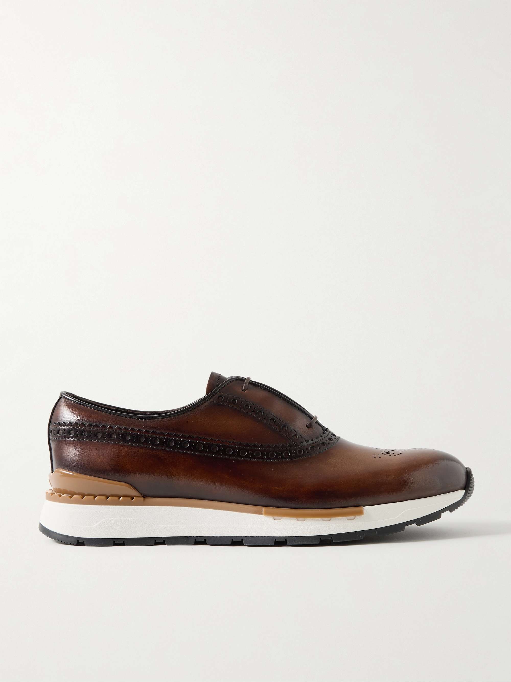 BERLUTI Fast Track Venezia Leather Sneakers for Men | MR PORTER
