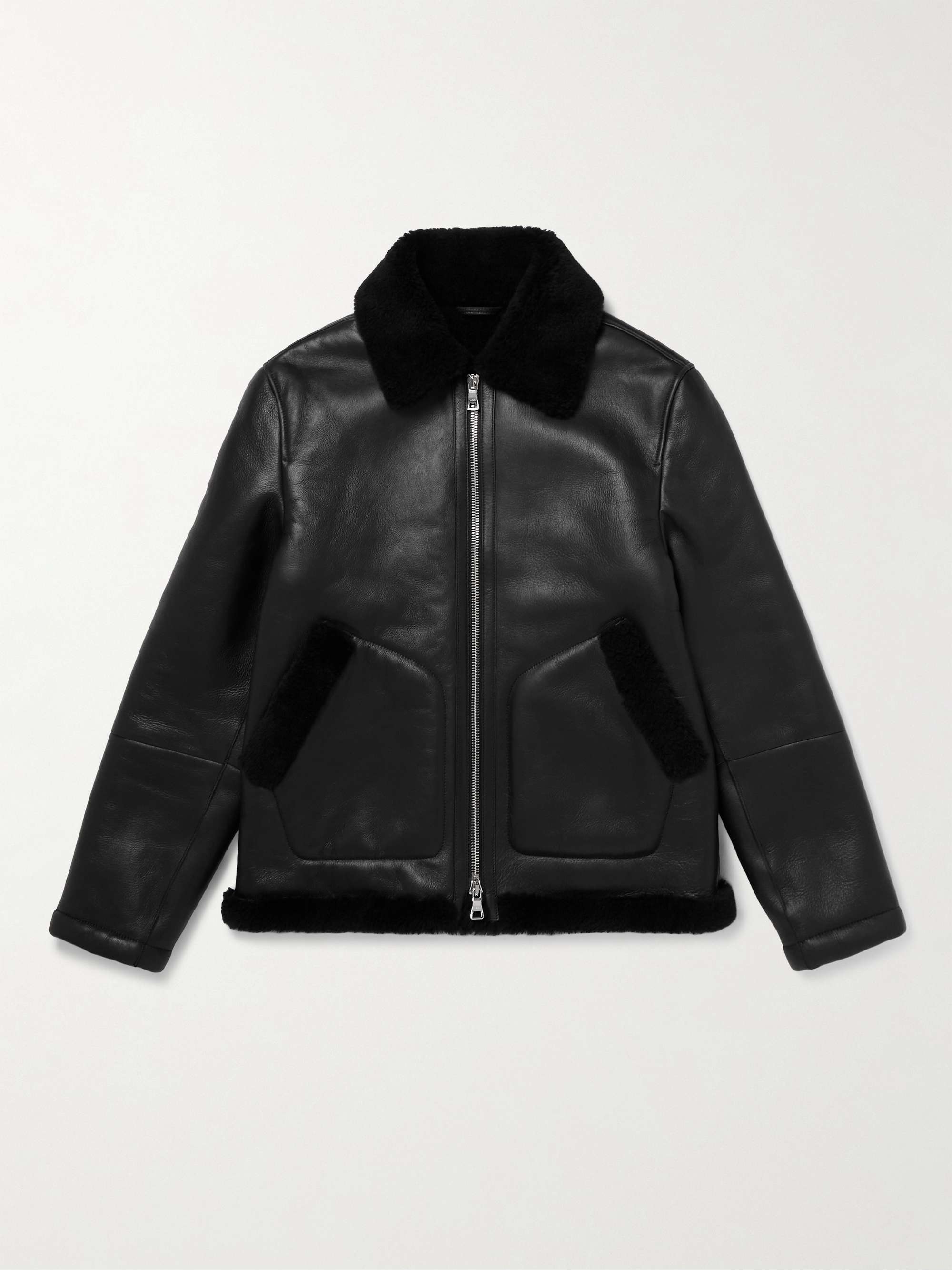 NEIGHBORHOOD Leather Sports Jacket for Men | MR PORTER