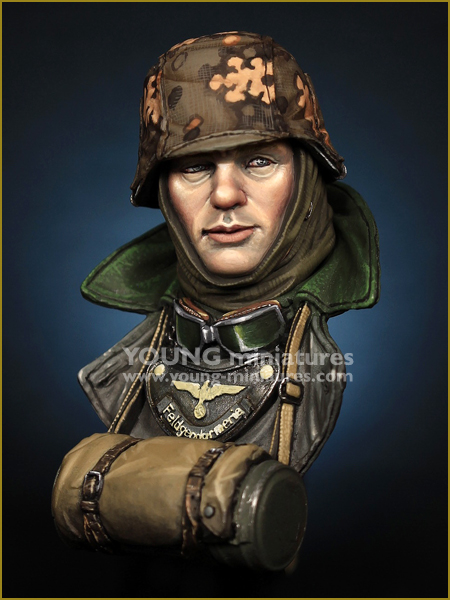 Young Miniatures[YM1889]1/10 WWII 独 ドイツ陸軍野戦憲兵胸像 - M.S