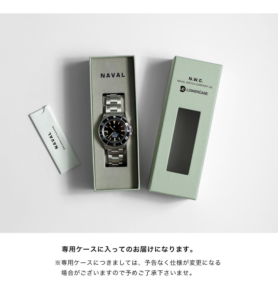 NAVAL WATCH Produced by LOWERCASE ナバルウォッチ FRXE001 3連メタル