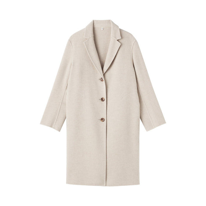 Wool Blend Chester Coat | Fall Outerwear | MUJI USA
