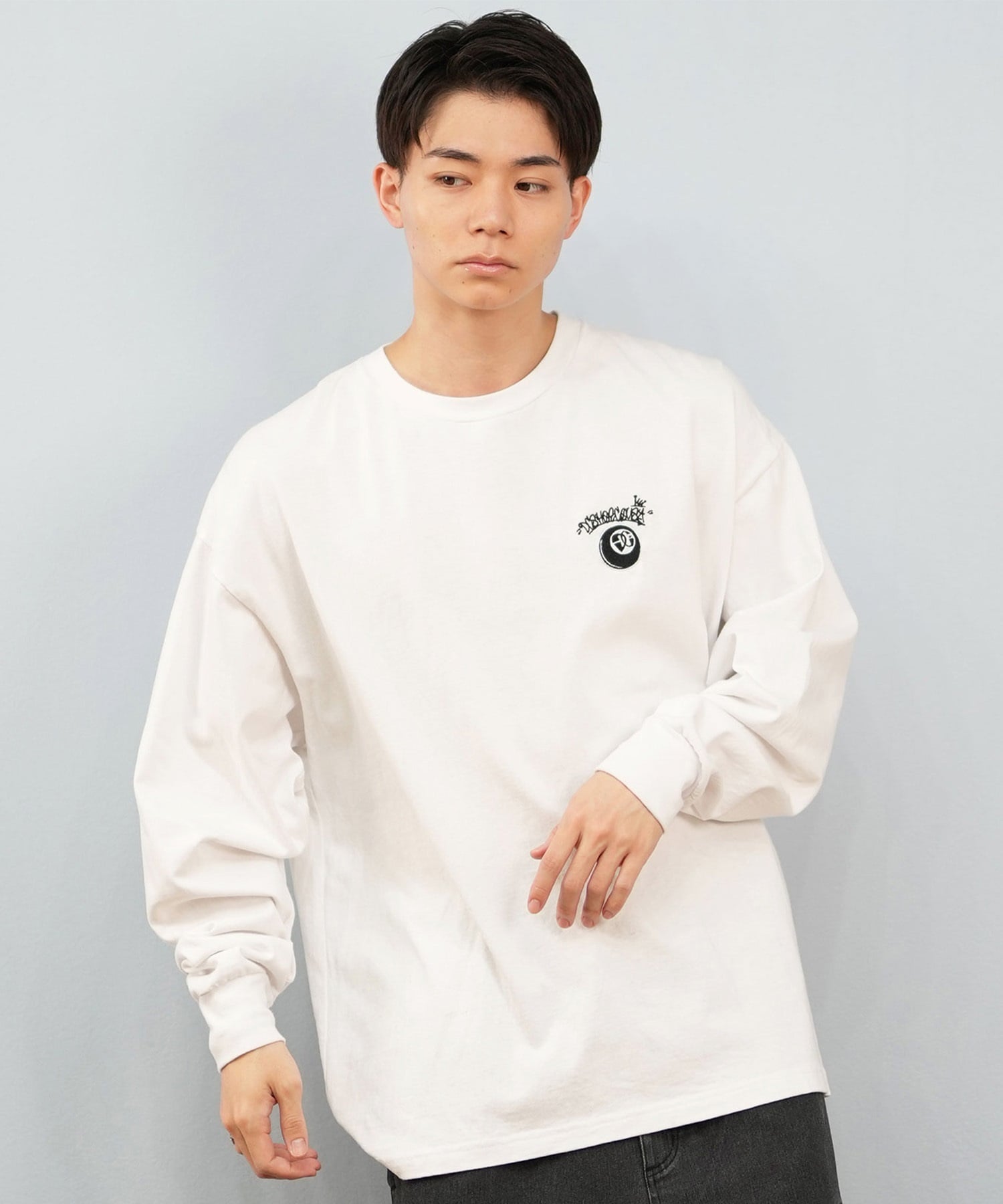 DC ディーシー 長袖 Tシャツ ロンT メンズ バックプリント 25 GAME APP