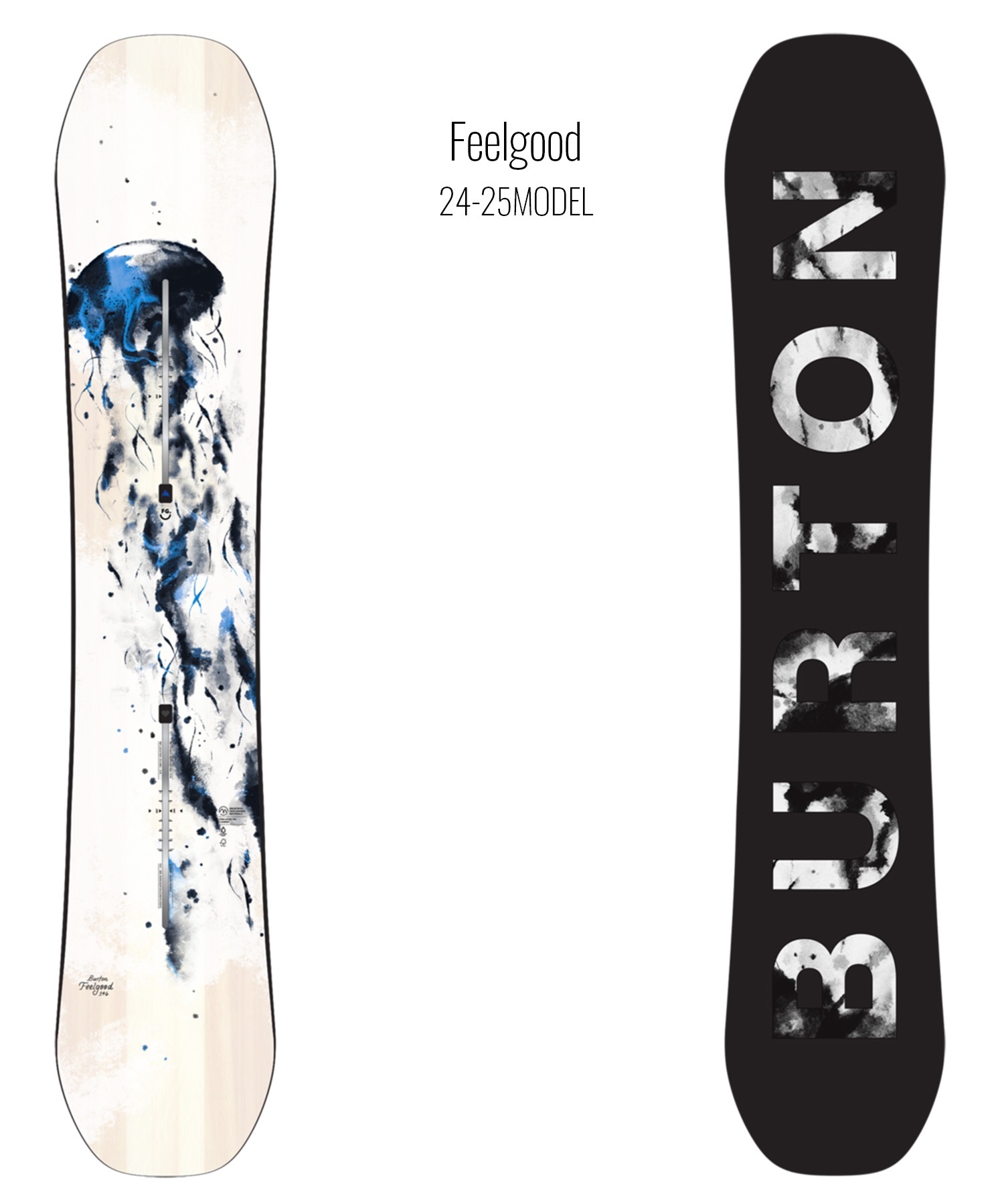 BURTON バートン フィールグッド スノーボード 板 レディース 25-26 MM