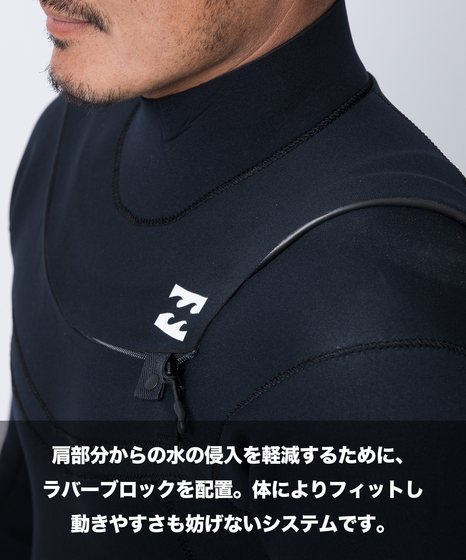 BILLABONG ビラボン チェストジップ ライトフル BF018-010 ウェット