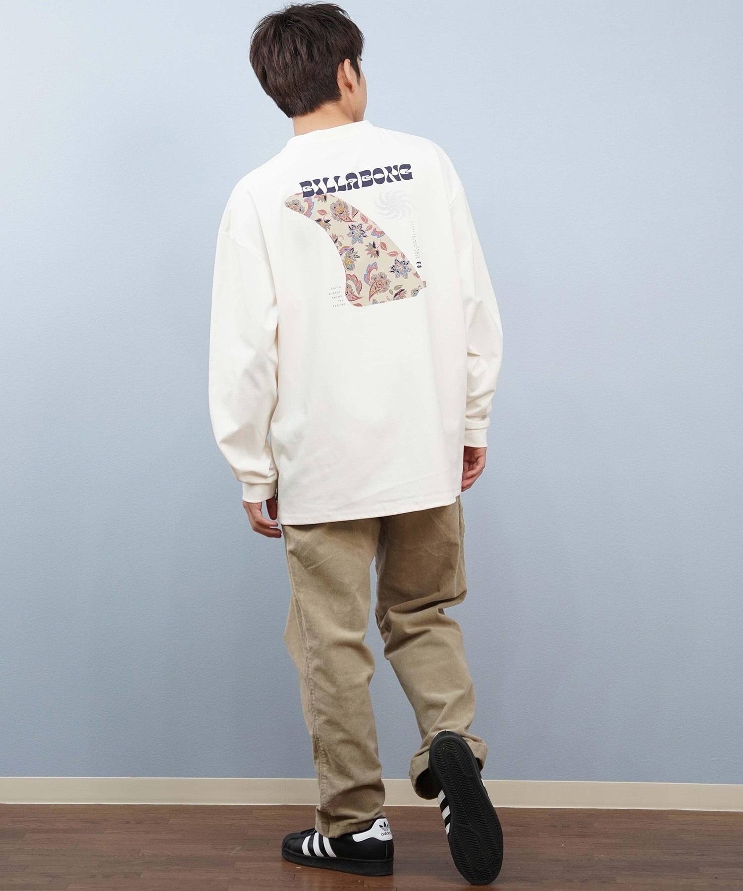 BILLABONG ビラボン 長袖 Tシャツ ロンT メンズ バックプリント 水陸