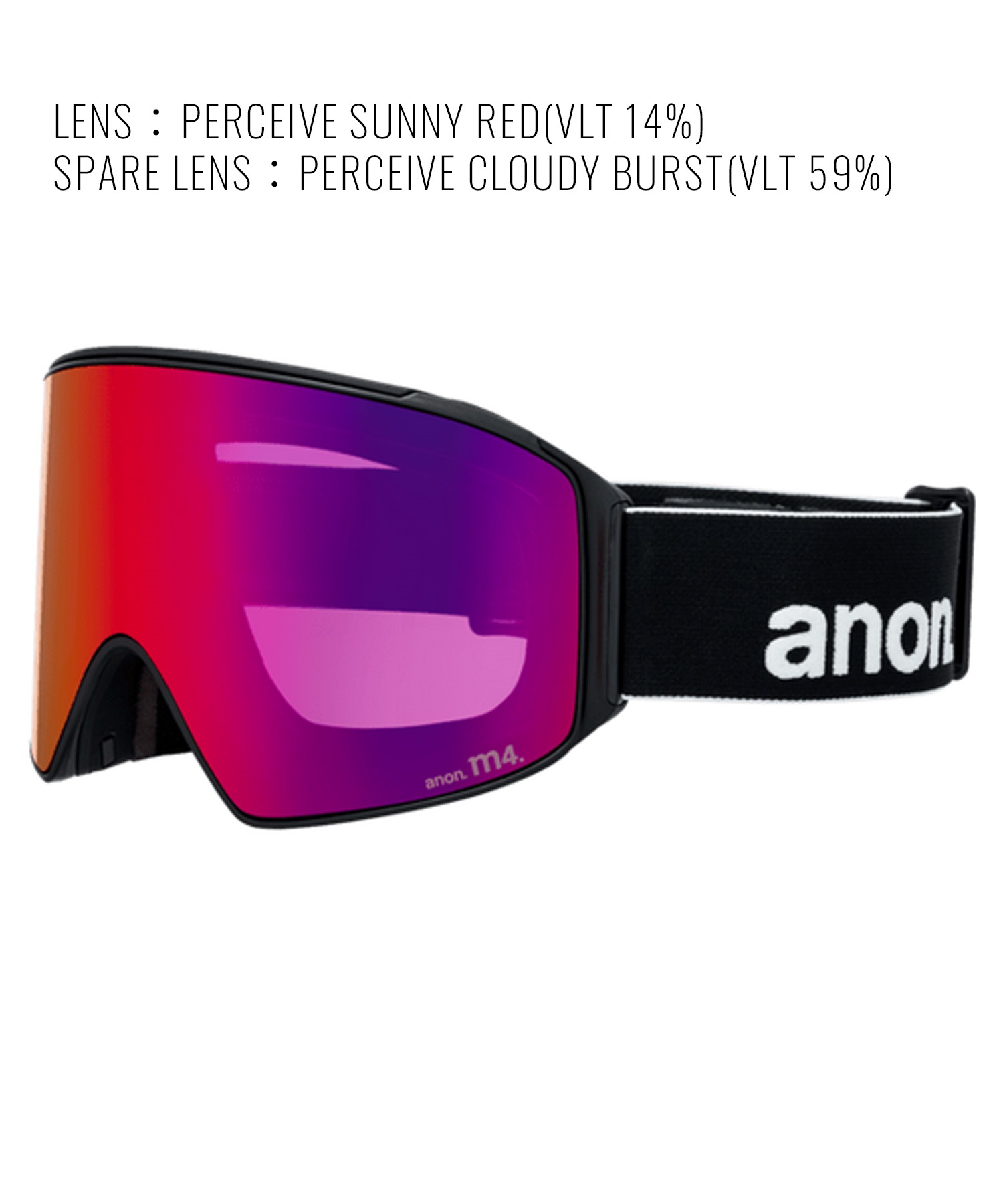 ANON アノン M4 Goggles MFI Face Mask Cylindrical スノーボード