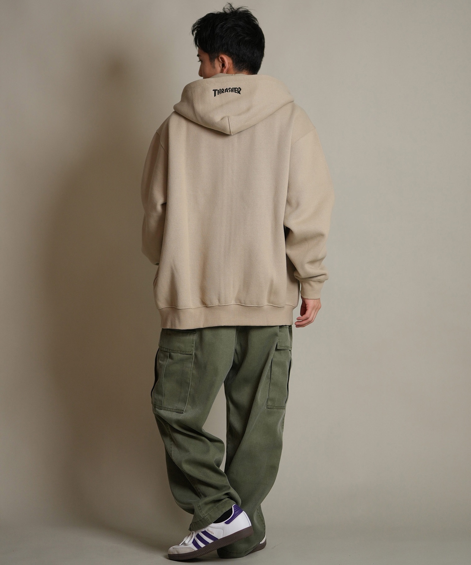 THRASHER スラッシャー ジップアップ パーカー メンズ スウェット