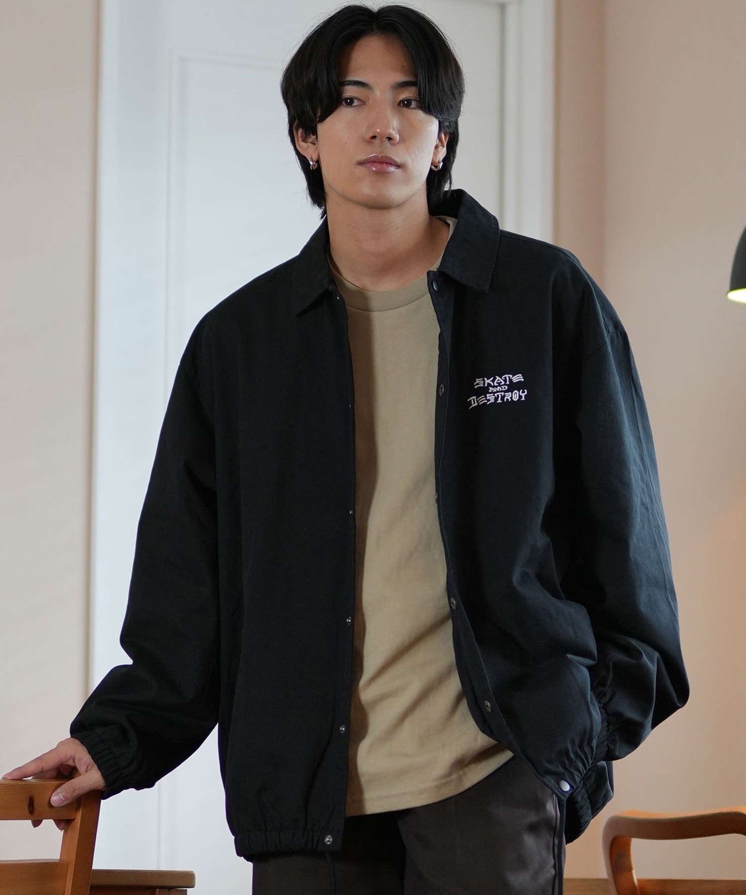 THRASHER スラッシャー アウター コーチジャケット メンズ バック