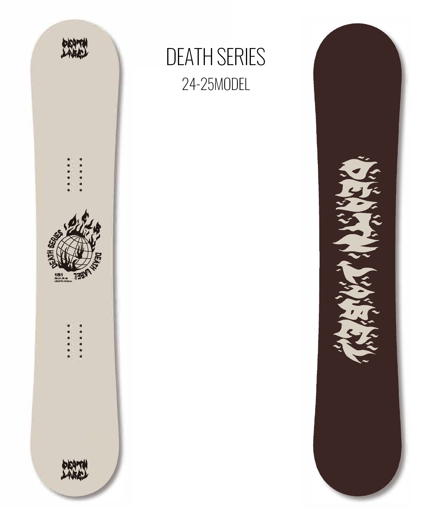 DEATH LABEL デスレーベル デス・シリーズ スノーボード 板 メンズ 24
