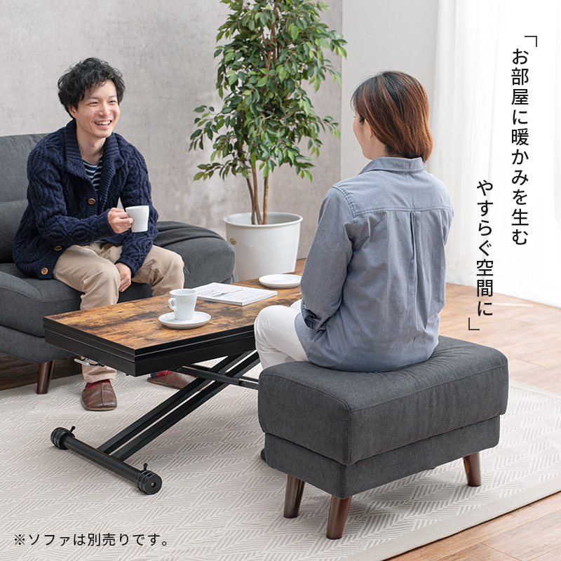 オットマン ブライトOT スツール サイドテーブル 来客用 ロータイプ