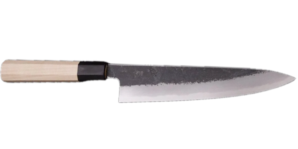 牛刀 SLD粉末ハイス鋼 梨地和紙 クルミ柄 240mm – MUSASHI