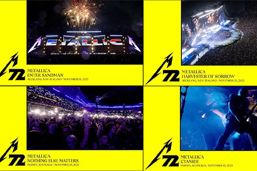 メタリカ “M72 World Tour” からの最新動画4本を一挙ご紹介 | NEWS