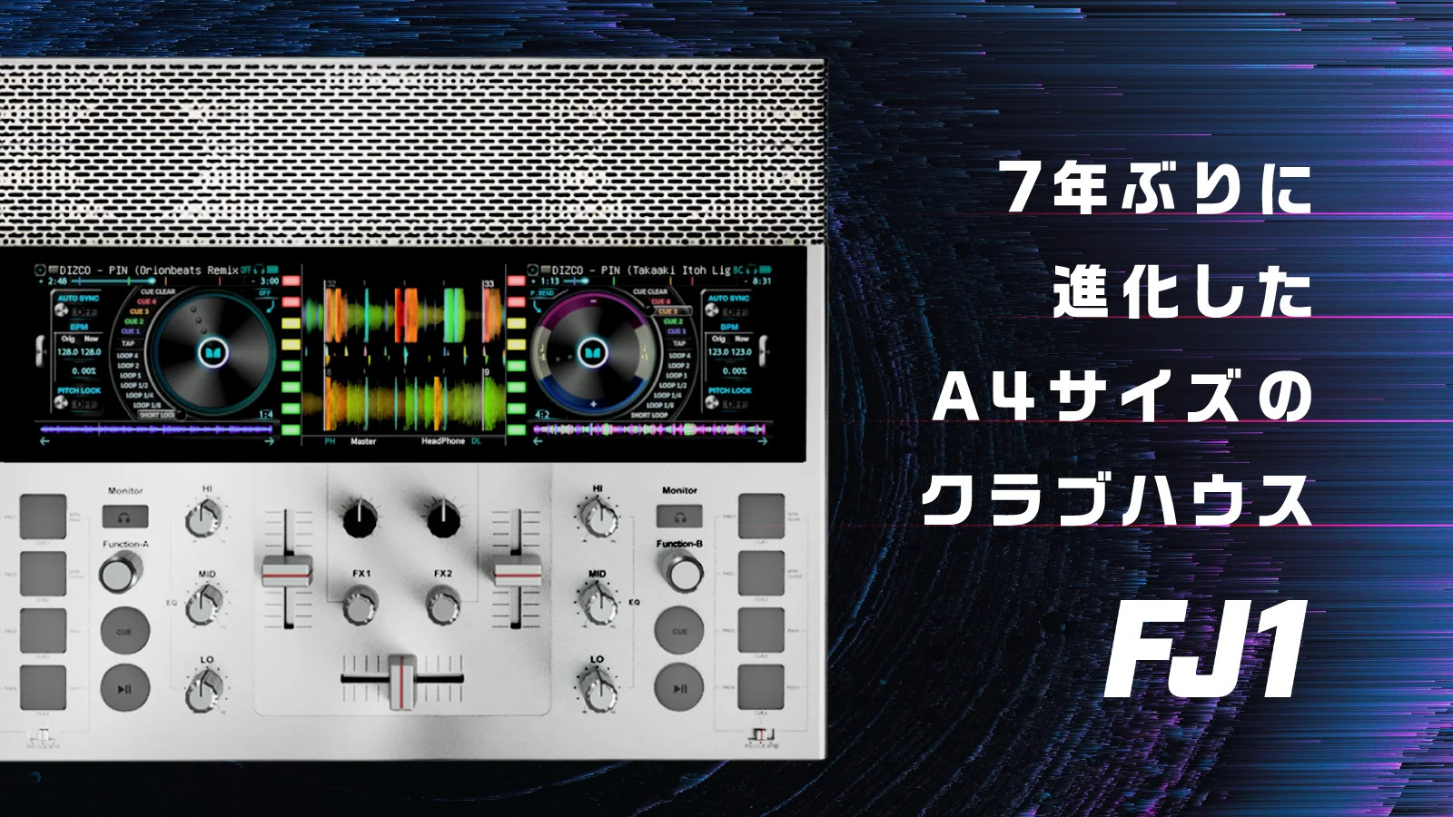 新品無開封】FJ1 DJコントローラー ブラック ミューシグナル FJ1