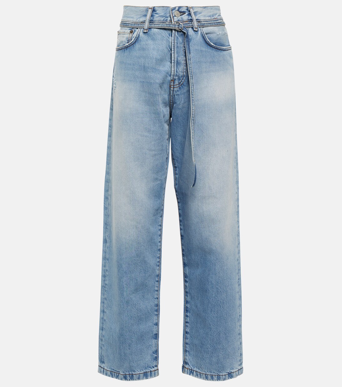 Toj 1991 high-rise straight jeans in blue - Acne Studios | Mytheresa