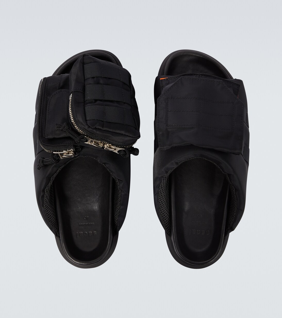 Pockets slides in black - Sacai | Mytheresa