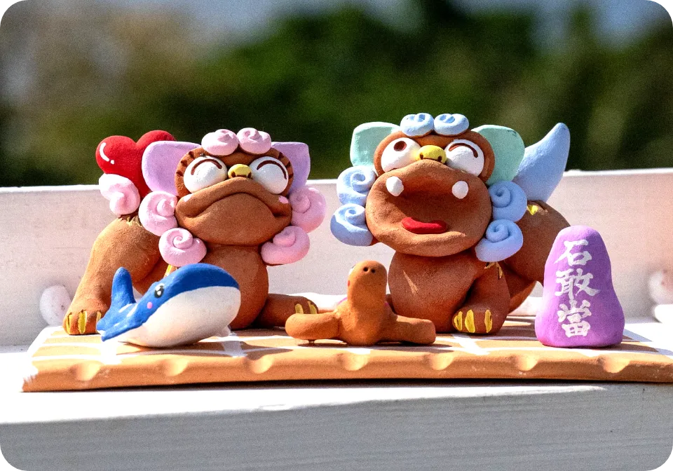 ペアシーサー | 沖縄ものづくり体験工房まいまいシーサー