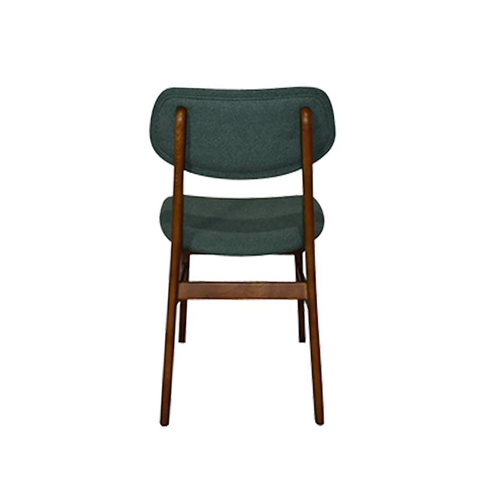 チェアRY42【送料無料】ウォールナット/ダークグリーン | NOCEノーチェ