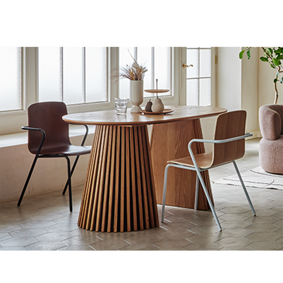 チェアDC1877【送料無料】ダークブラウン/ブラック | NOCEノーチェ