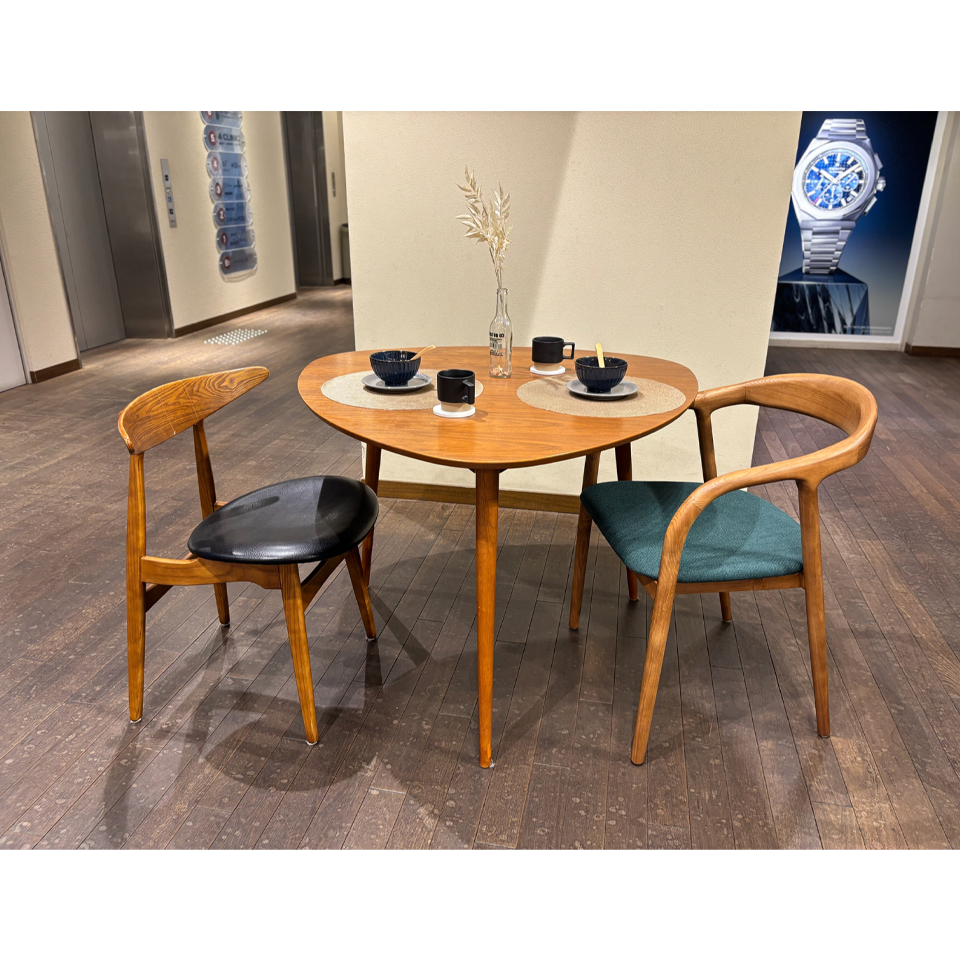 チェアC381【送料無料】ウォールナット／グリーン | NOCEノーチェ 家具