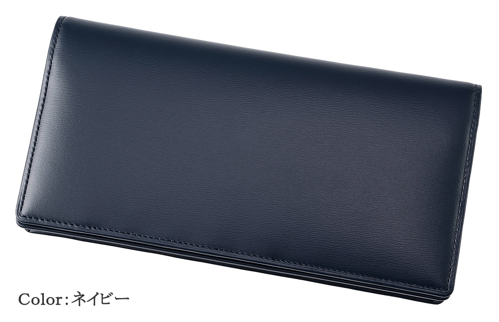 キプリス】長財布(小銭入れ付き通しマチ束入)□ボックスカーフ