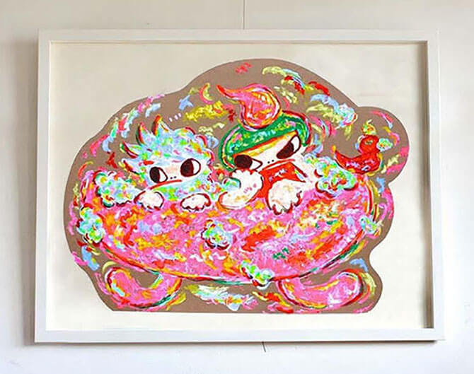 ロッカクアヤコの原画級の作品 / アート＆ポスターを販売 ー NOISEKING