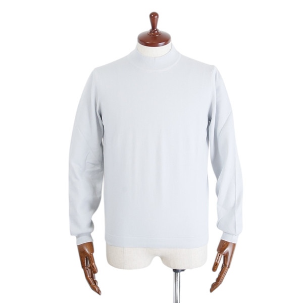 GRAN SASSO グランサッソ 12G ソフトコットン モックネック ニット 12