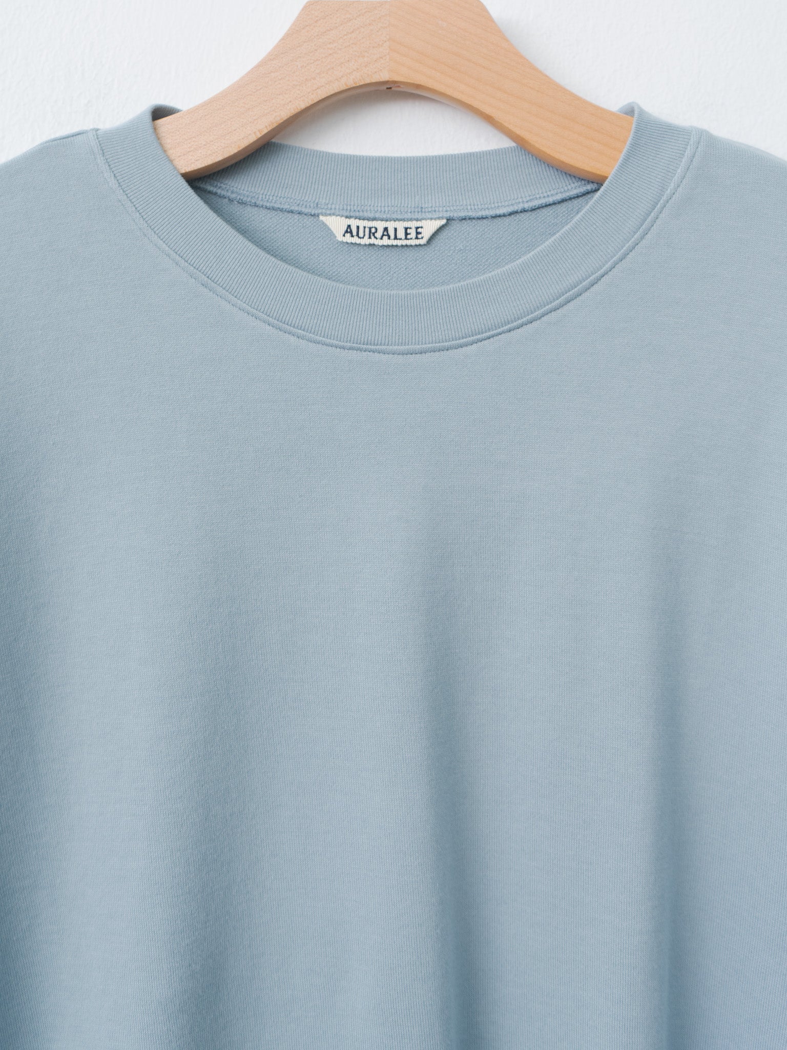 Namu Shop - Auralee Super High Gauge Sweat P/O - Blue Gray
