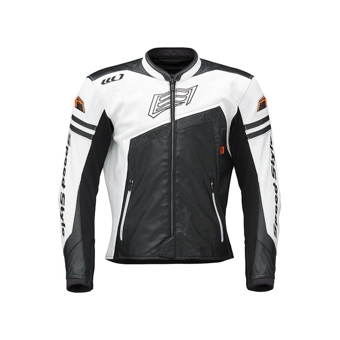 HSL019D NEO-iD D3O ST-X LEATHER JAC WHITE/BLACK(CREST)｜レザー