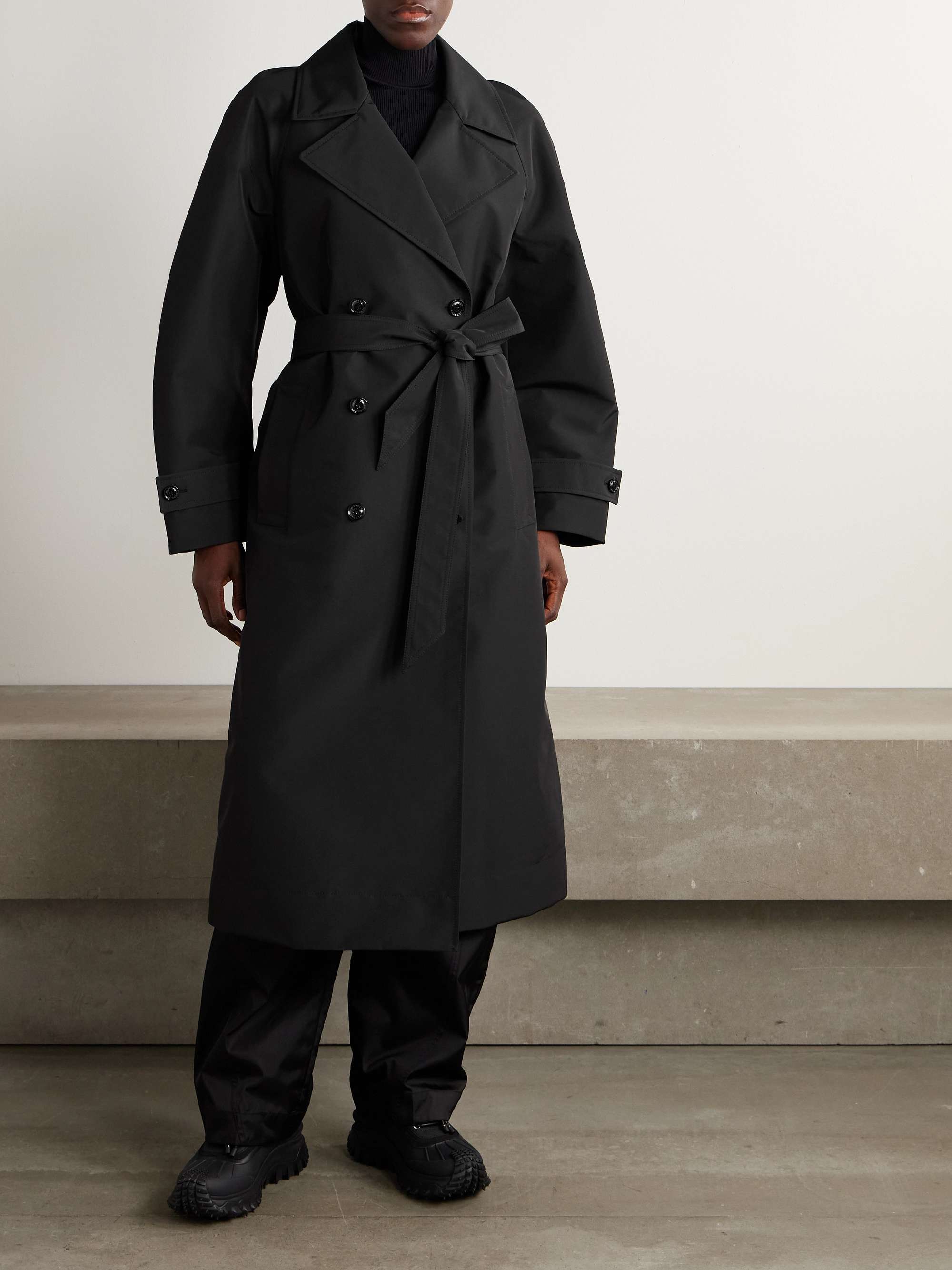 MONCLER GENIUS + Edward Enninful Zake belted double-breasted shell