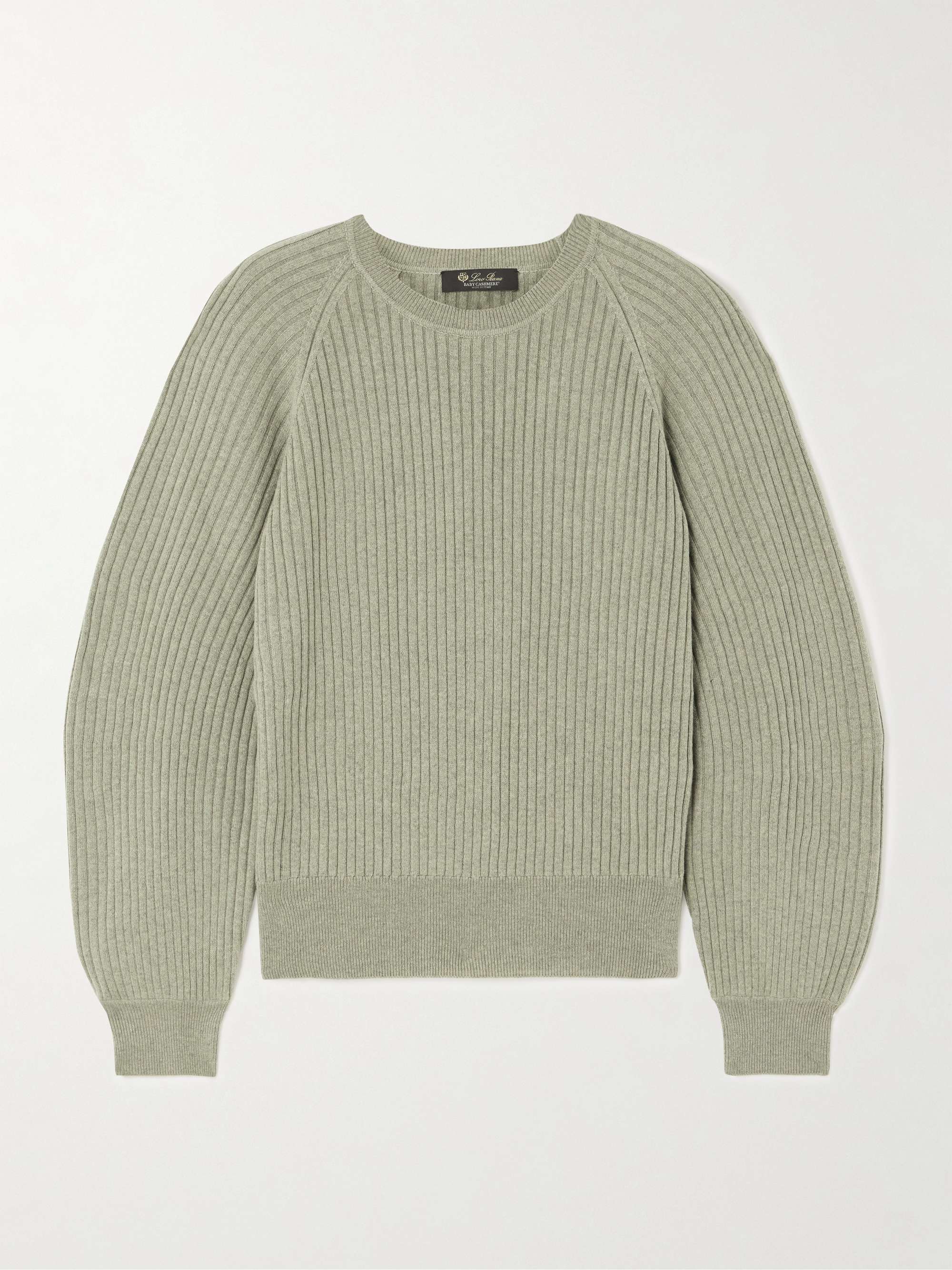 LORO PIANA Ribbed cashmere sweater | NET-A-PORTER
