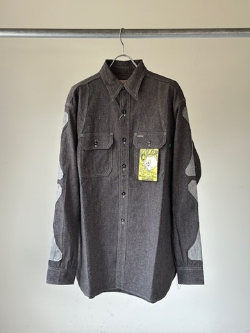 KAPITAL (キャピタル) 杢 シャンブレー 2TONE BONE パッチ