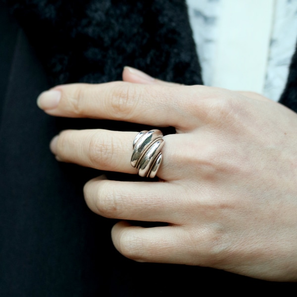 Tiffany&Co. ティファニー ツイストリング 9号 中古 レディース