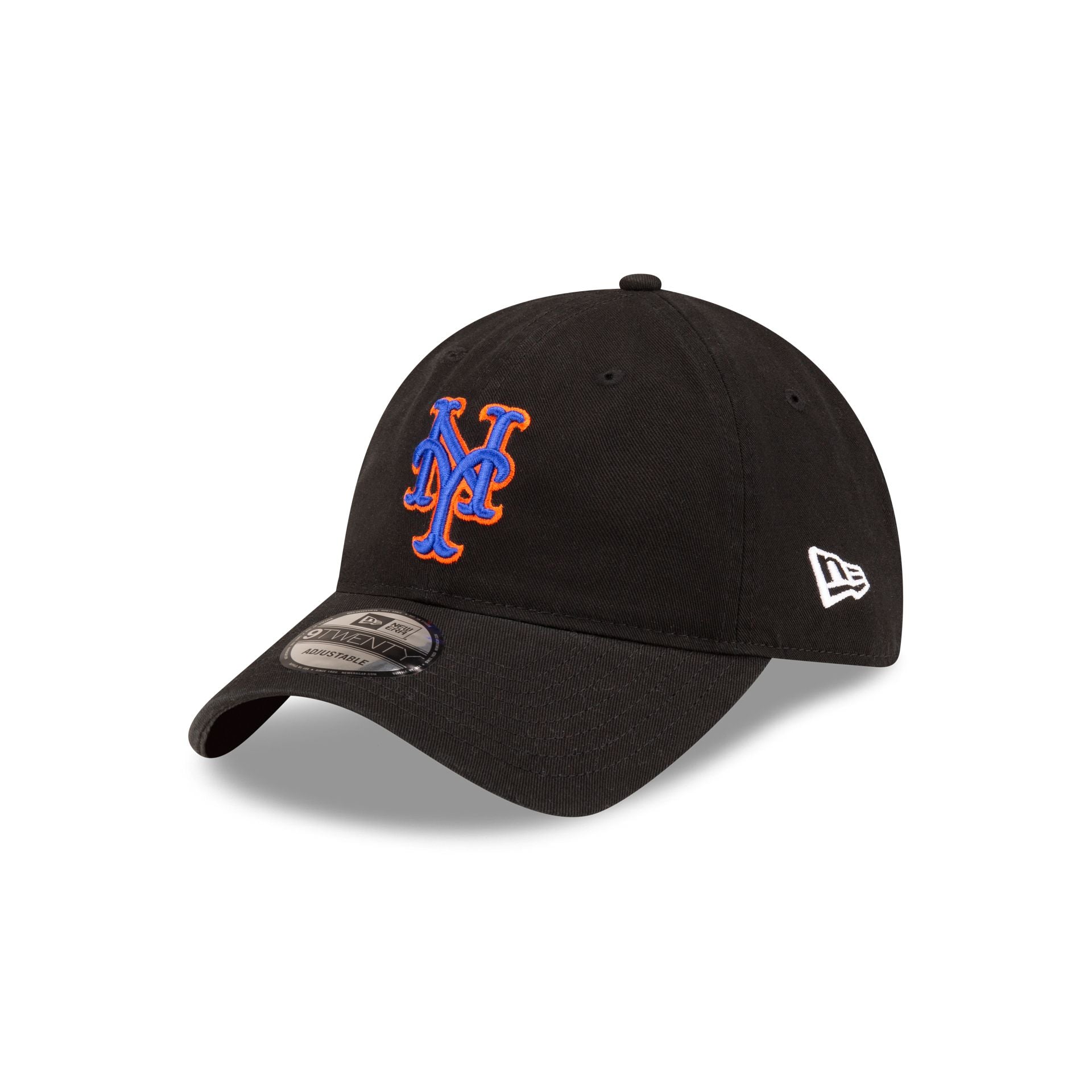 New York Mets Core Classic Black 9TWENTY Adjustable Hat – New Era Cap