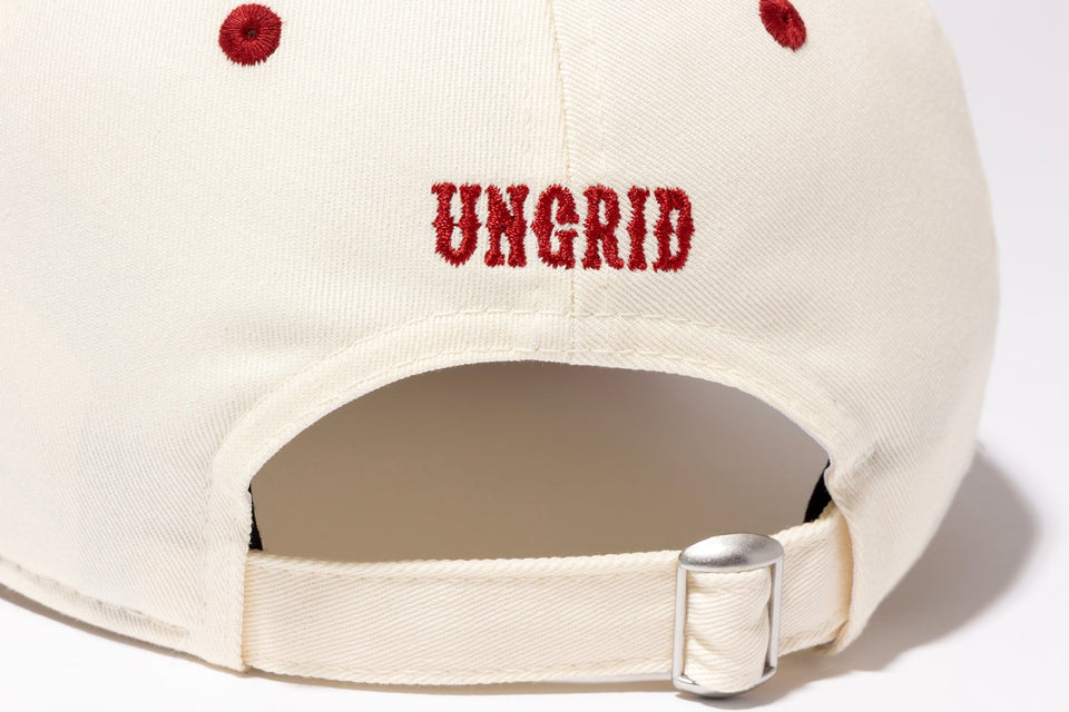 9TWENTY Ungrid x 読売ジャイアンツ クロームホワイト レッドバイザー
