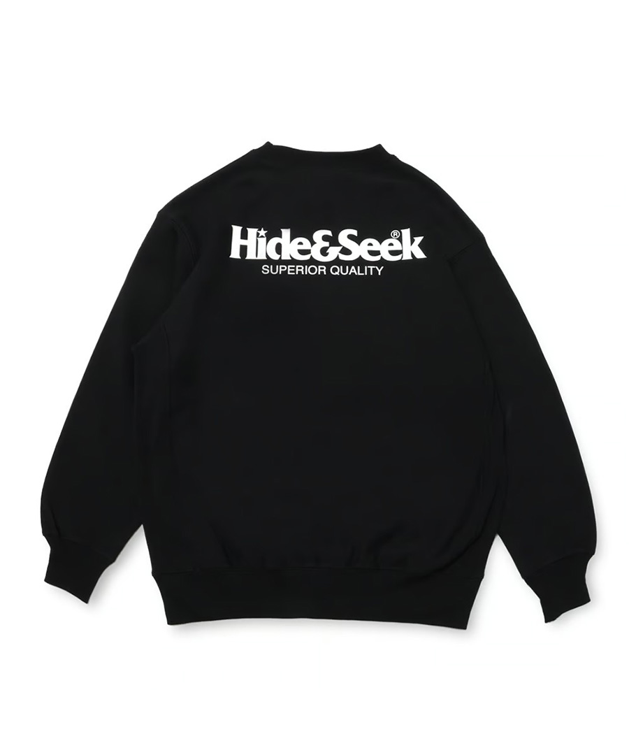 HIDEANDSEEK(ハイドアンドシーク) クルースウェット Logo Sweat Shirt