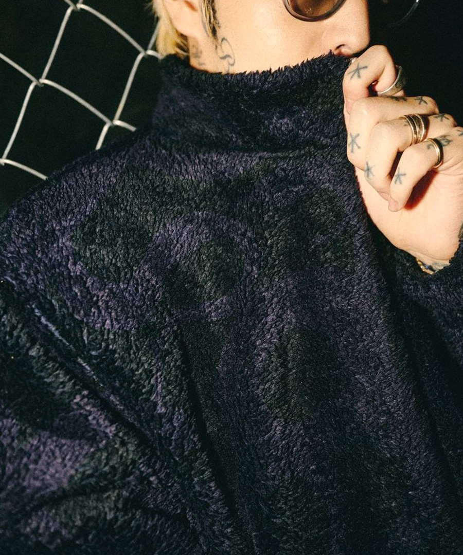 CALEE(キャリー) ジャケット NYLON RIP FLEECE TRACK TYPE JACKET
