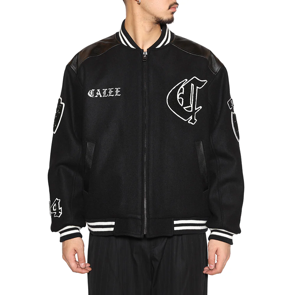 CALEE(キャリー) ジャケット WOOL MELTON STADIUM JUMPER ＜S.V.D.S.H