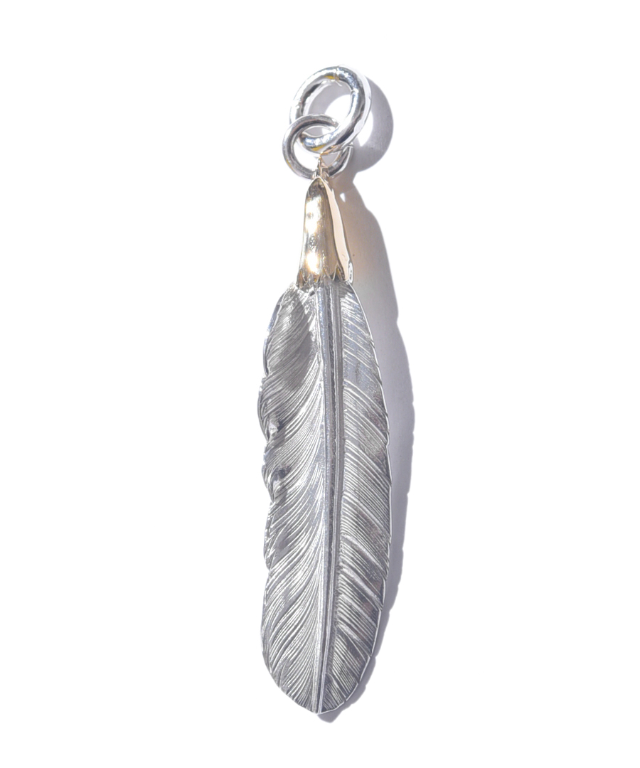 LARRY SMITH(ラリースミス)フェザーネックレストップ EAGLE HEAD